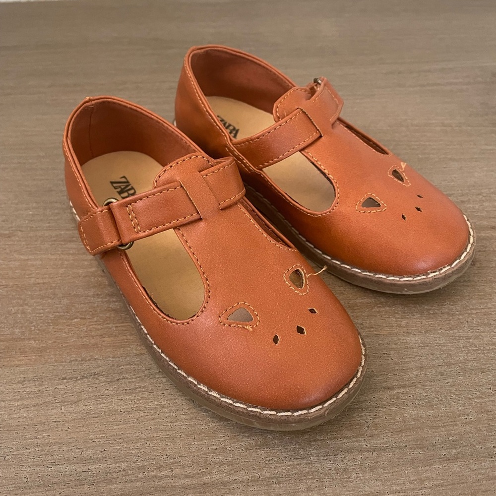 Zara Toddler Brown Dress Shoes